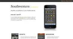 Desktop Screenshot of m.southwestern.edu